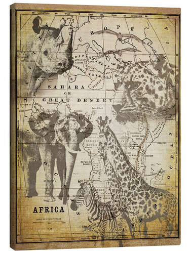 Canvas print The Spirit of Africa