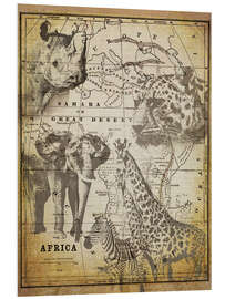 Foam board print The Spirit of Africa