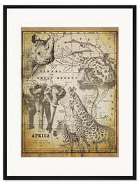 Gerahmter Kunstdruck The Spirit of Africa