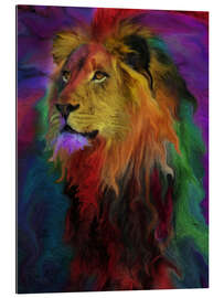 Gallery print Rainbow Lion