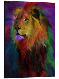 Magnettafel Bunter Löwe