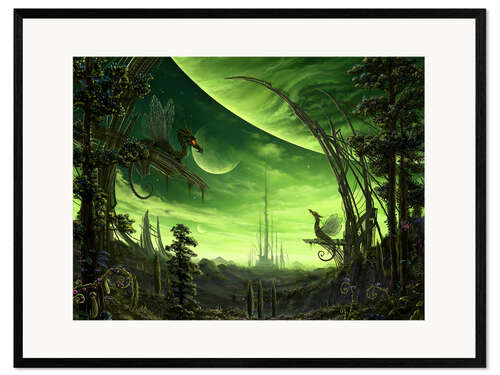 Framed art print Dragon Fly