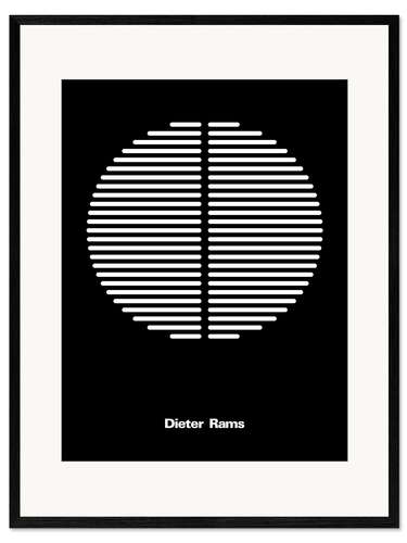 Ingelijste kunstdruk Dieter Rams