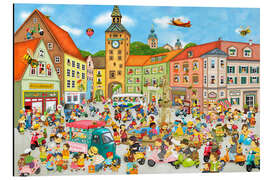 Magnettafel Sommer in der Stadt