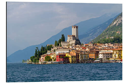 Aluminium print Malcesine on Lake Garda