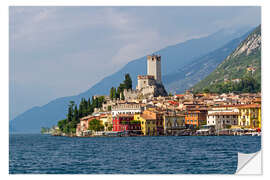 Wall sticker Malcesine on Lake Garda