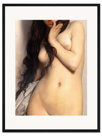 Gerahmter Kunstdruck Die Heuschrecke (Detail)