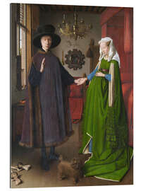 Quadro em plexi-alumínio O Casal Arnolfini