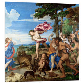 Foam board print Bacchus and Ariadne