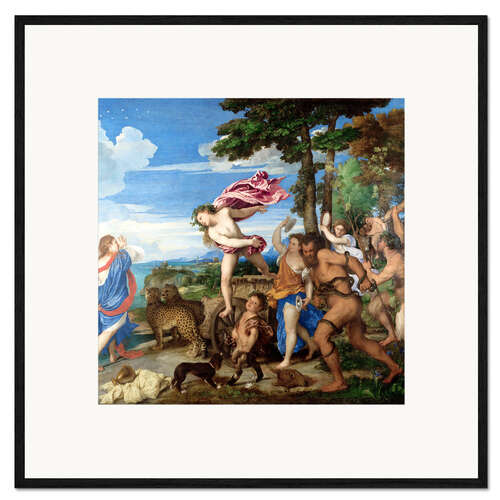 Ingelijste kunstdruk Bacchus and Ariadne