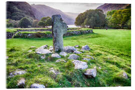 Acrylic print Ireland Glendalough Abbey