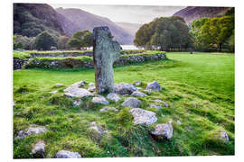 Foam board print Ireland Glendalough Abbey