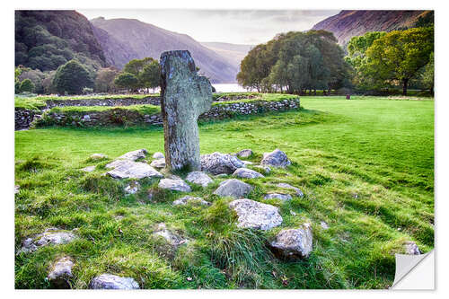 Wandsticker Irland - Glendalough Abbey