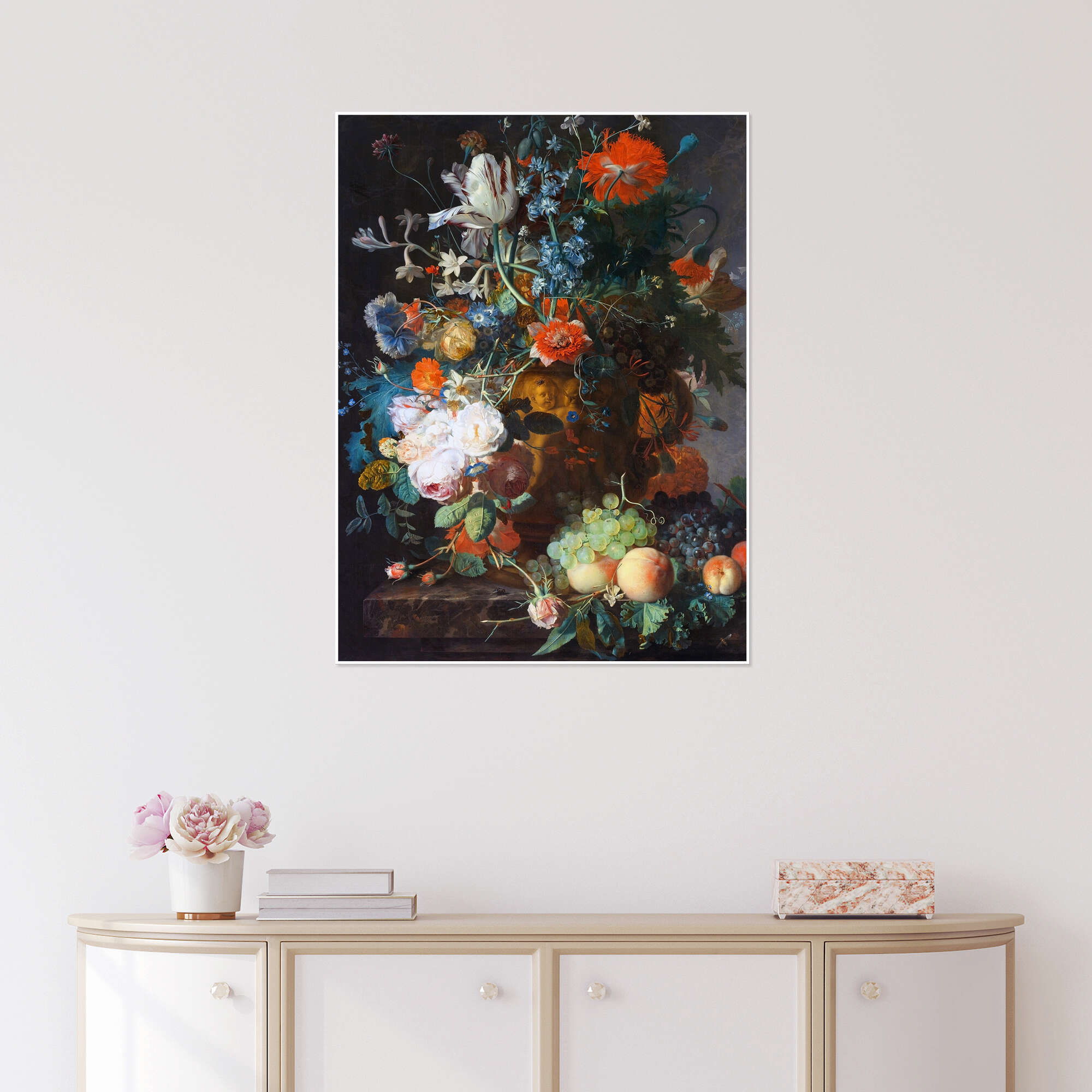 Jan van Huysum,Fruit Still Life,large wall art,framed retailer wall art,canvas wall art,large canvas,M4261