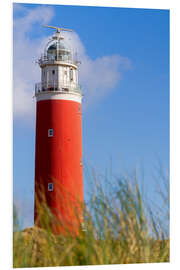 Foam board print Lighthouse on Texel