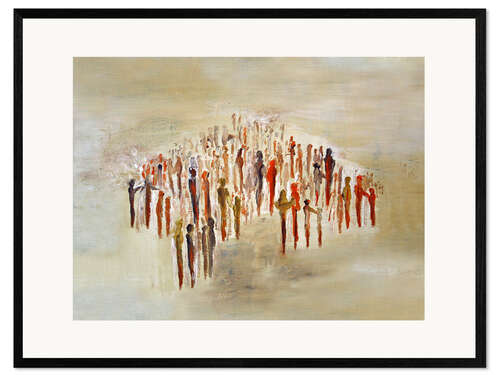 Framed art print People of the world