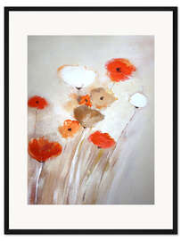 Gerahmter Kunstdruck feathery