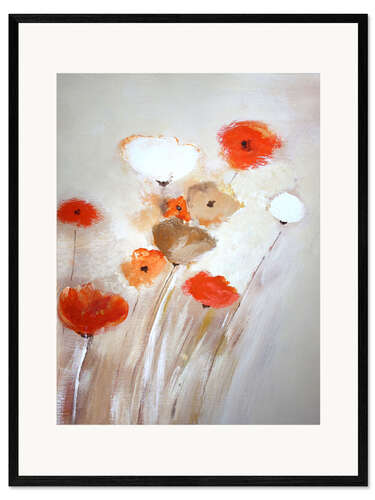 Framed art print Feathery