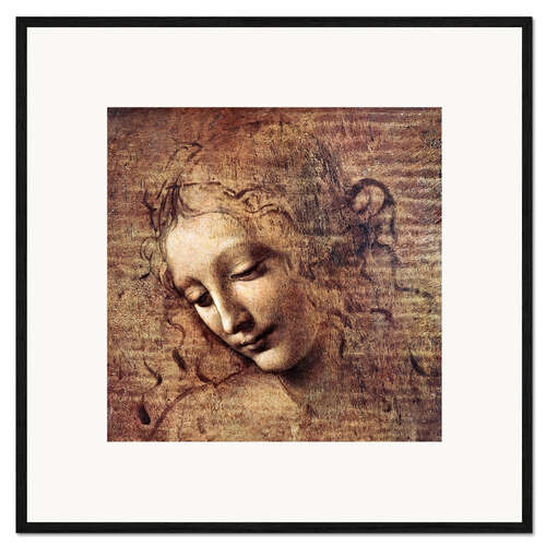 Framed art print La Scapigliata