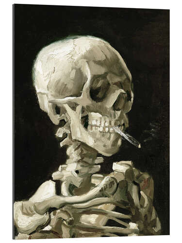 Galleriataulu Head of a Skeleton with a Burning Cigarette