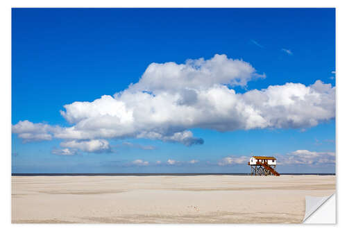 Selvklebende plakat Sankt Peter Ording