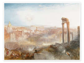 Póster  Roma moderna - Joseph Mallord William Turner