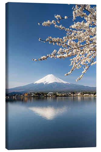 Lerretsbilde Fujiyama Kawaguchiko Japan