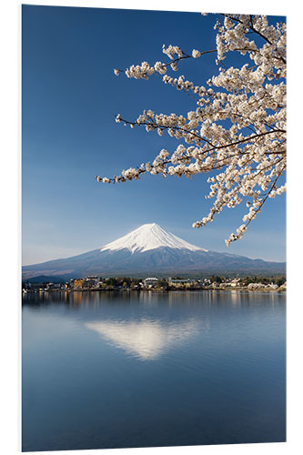 PVC-tavla Fujiyama Kawaguchiko Japan