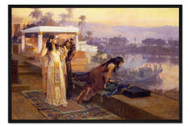 Gerahmter Kunstdruck Kleopatra auf den Terrassen von Philae