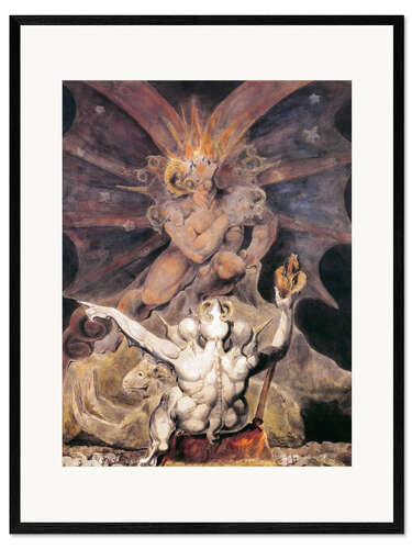 Framed art print The Number of the Beast is 666