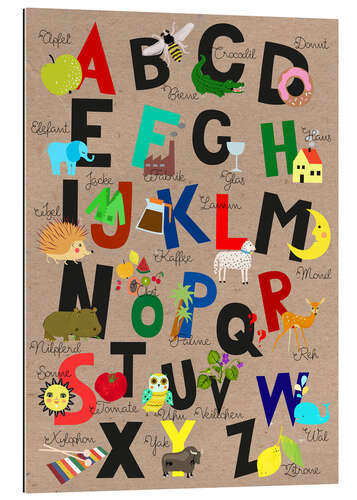 Gallery print Alphabet German