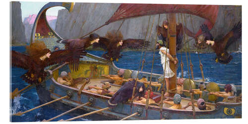 Acrylic print Odysseus and the Sirens