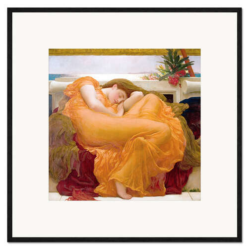 Framed art print Flaming June