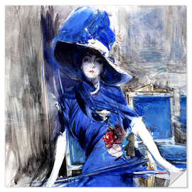 Sisustustarra Diva in blue