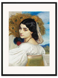 Gerahmter Kunstdruck Pavonia