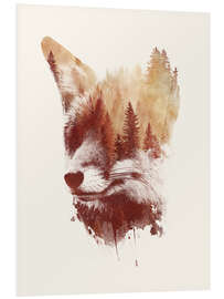 Foam board print Blind fox