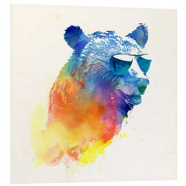 Foam board print Pop Art Bear