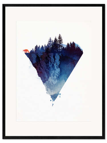 Framed art print Near to the edge