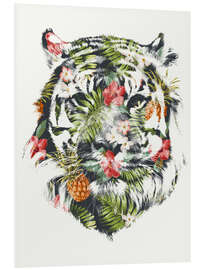 Foam board print Tropical Tiger