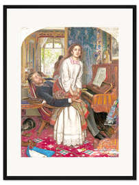 Gerahmter Kunstdruck Das erwachende Gewissen