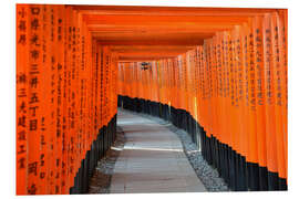 Cuadro de PVC Torii im Fushimi Inari Schrein en Kioto