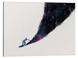 Magnettafel Surfen durchs Universum