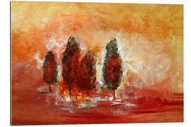 Gallery print red Landscape