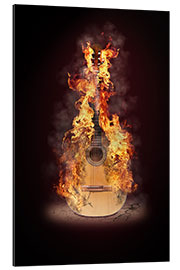 Tableau en plexi-alu Guitare