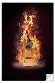 Wall sticker Guitar