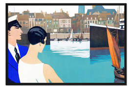 Gerahmter Kunstdruck Dunkerque