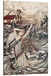 Magnettafel Undine verschwindet in der Donau