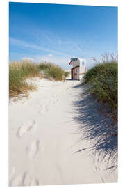 Foam board print Sunny day on the beach