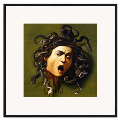 Ingelijste kunstdruk Medusa