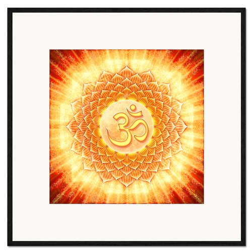 Framed art print Lotus Om